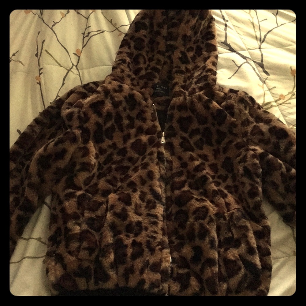 Cheetah print jacket